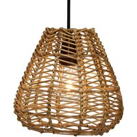 PR Home Adelle Hängelampe aus Rattan natur Ø24cm