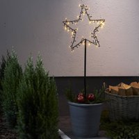 LED-Dekostern Spiky für den Außenbereich