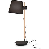 Ideal Lux Axel Tischlampe mit Holz