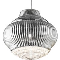 Pendellampe Bonnie 130 cm silber metallic