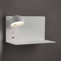 Bover Beddy A/03 LED-Wandleuchte weiß Spot links