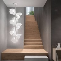 Bover Mod PF/73/9L LED-Deckenlampe weiß perforiert