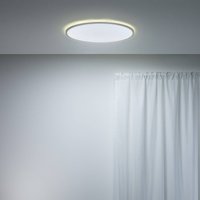 WiZ SuperSlim LED-Deckenleuchte CCT Ø55cm weiß