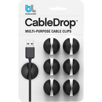 BLUELOUNGE CABLEDROP BLACK - Kabelhalterung (Schwarz)