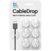 BLUELOUNGE CABLEDROP WHITE - Kabelhalterung (Weiss)