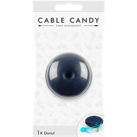 CABLE CANDY Donut - Kabelbox/Kabelfixierung (Blau)