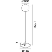 WEVER & DUCRÉ Dro 3.0 Stehlampe schwarz-weiß