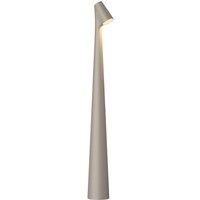 Vibia Africa LED-Tischlampe Höhe 45cm dunkelbeige