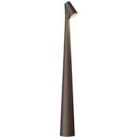 Vibia Africa LED-Tischlampe Höhe 45cm dunkelbraun