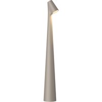 Vibia Africa LED-Tischlampe Höhe 40cm dunkelbeige