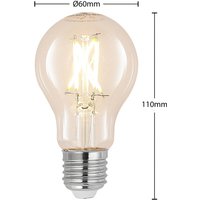 LED-Lampe E27 4W 2.700K Filament dimmbar klar 3er