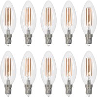 Arcchio LED-Leuchtmittel Filament E14 Kerze 10er-Set