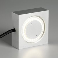 TECNOLUMEN Square LED-Tischleuchte schwarzes Kabel