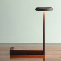 Vibia Flat LED-Tischleuchte Höhe 30 cm schwarz