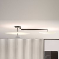 Vibia Flat LED-Deckenleuchte 3-flg. Ø 90 cm weiß