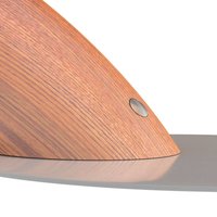 LED-Schreibtischleuchte Swingo mit Holz