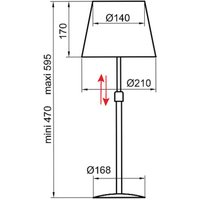 Aluminor Store Tischlampe