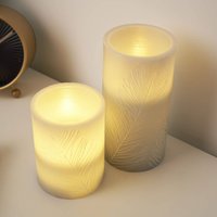 Pauleen Cosy Feather Candle LED-Kerze 2er Set