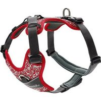 Hundegeschirr Hunter Divo Rot Grau Reflektierend XS Rosa/Grau (34-47 cm)