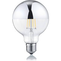 LED-Globelampe E27 7W 2.700K dimmbar Spiegelkopf