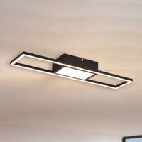 LED-Deckenleuchte Rigido Fernbedienung CCT schwarz