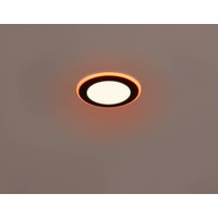 LED-Einbaudownlight Argus RGBW Remote Ø8cm schwarz