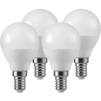 LED-Tropfenlampe E14 3W 2.700K matt 3+1 Set