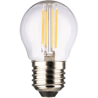 LED-Tropfenlampe E27 4W 2.700 K Filament klar