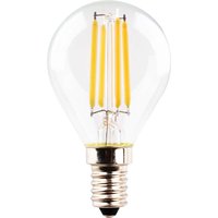 LED-Tropfenlampe Retro E14 4W 2.700 K Filament klar