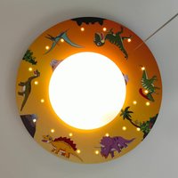 Deckenleuchte Dinos mit LED-Sternenhimmel