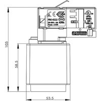 3-Phasen-Stromschiene D Line Steckdosenadapter