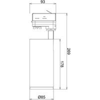 LED-Schienenstrahler Lucea 3 Phasen 15W weiß