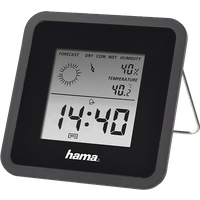 HAMA TH50 - Thermo-/Hygrometer (Schwarz)