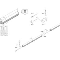 LED-Lichtleiste EcoLite F HO Anbau