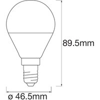 LEDVANCE SMART+ WiFi E14 5W Tropfen RGBW