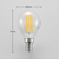 LED-Lampe E14 P45 4W 2.700K klar 3-Step-Dimmer