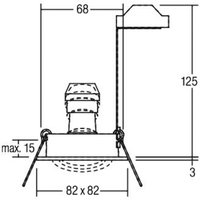 BRUMBERG Einbaustrahler Tirrel-S