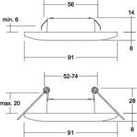 BRUMBERG Adapt LED-Einbaudownlight