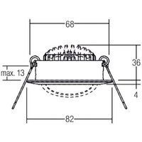 BRUMBERG BB03 Einbau RC Anschlussbox weiß glanz