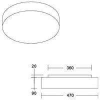 BRUMBERG LED-Deckenleuchte Celtis Maxi