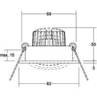 BRUMBERG LED-Einbauspot Tirrel-R