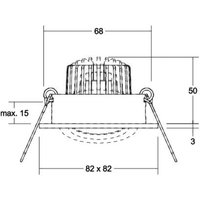 BRUMBERG LED-Einbauspot Tirrel-S