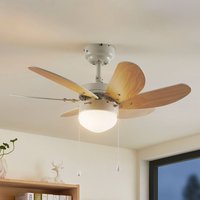 Lindby Deckenventilator mit Licht Minja