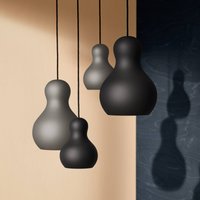 FRITZ HANSEN Calabash P1 Hängeleuchte schwarz matt