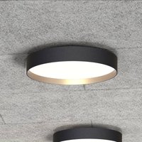 LOOM DESIGN LED-Deckenlampe Lucia schwarz/goldfarben Ø 45 cm