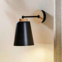 Wandlampe Periot K1 mit Holzdekoration