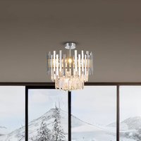 Deckenlampe Aspen Metall chromfarben