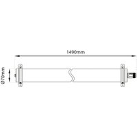 SLC Lava LED-Deckenleuchte aus PMMA IP69