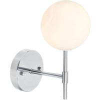 PR Home Sigma S LED-Wandlampe 1-flammig chrom/opal