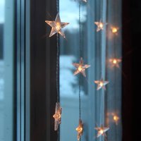 LED-Lichtervorhang Star 50-flammig